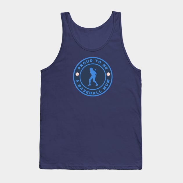 Proud to be a baseball mom Tank Top by InspiredCreative